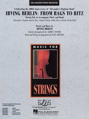 Hal Leonard - Irving Berlin: From Rags to Ritz