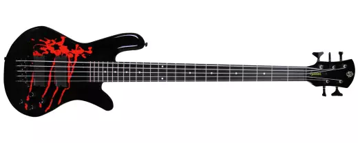 Spector Bass - Legend 5 Alex Webster Bass Guitar - Blood Drip Black