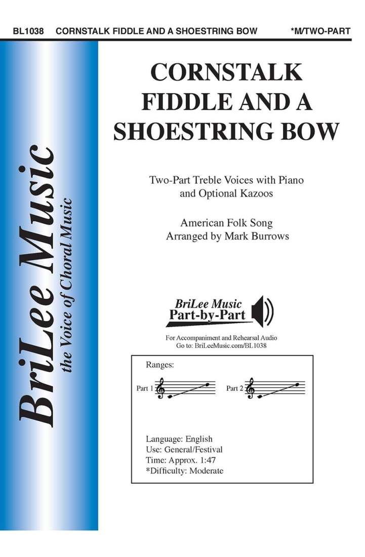 Cornstalk Fiddle and a Shoestring Bow - American Folk Song/Borrows - 2pt