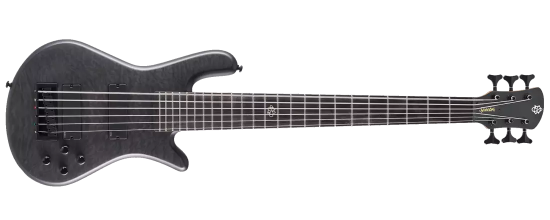 NS Pulse II 6-String Bass Guitar - Black Satin Matte