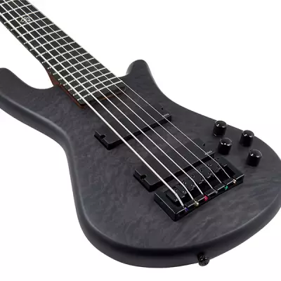 NS Pulse II 6-String Bass Guitar - Black Satin Matte