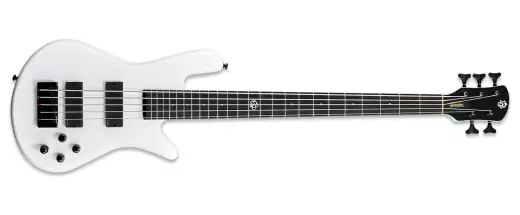 Spector Bass - NS Ethos HP 5 Bass Guitar - Solid White Gloss