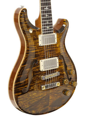 McCarty 594 Hollowbody II Electric Guitar with Hardshell Case - Yellow Tiger