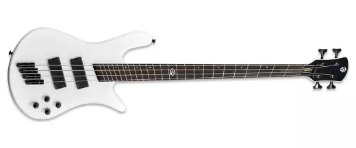 Spector Bass - NS Dimension HP 4 Bass Guitar - White Sparkle Gloss