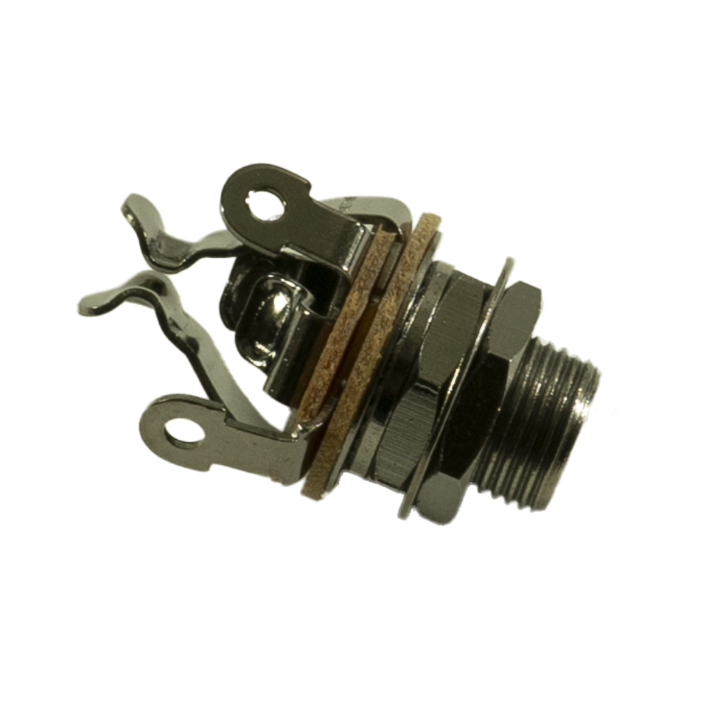 Pure Tone Mono Multi-Contact 1/4\'\' Output Jack - Black Nickel (Single)