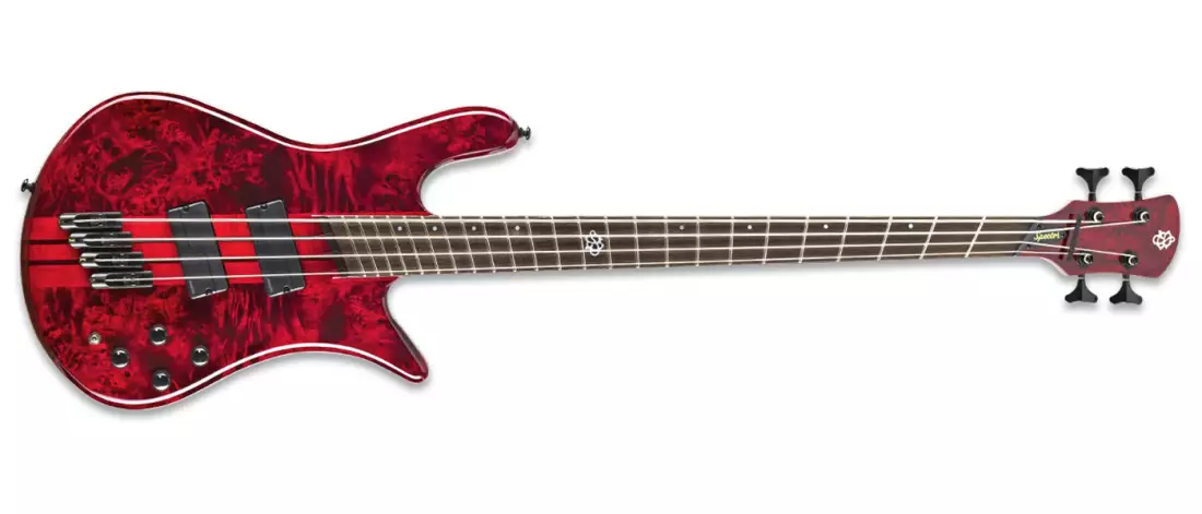 NS Dimension 4 Multi-Scale Bass Guitar - Inferno Red Gloss