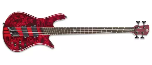 Spector Bass - NS Dimension 4 Multi-Scale Bass Guitar - Inferno Red Gloss