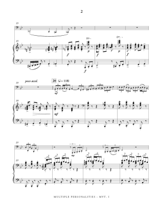 Multiple Personalities - Archer - Tuba/Piano - Book