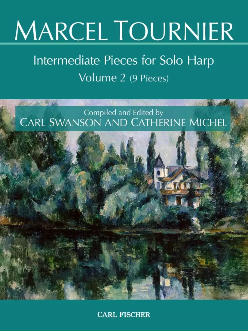 Marcel Tournier: Intermediate Pieces for Solo Harp, Volume II (9 Pieces) - Tournier /Swanson /Michel - Harp - Book