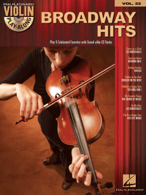 Broadway Hits: Violin Play-Along Volume 22 - Book/CD