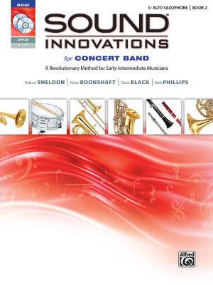 Alfred Publishing - Sound Innovations for Concert Band, Book 2 - Eb Alto Saxophone - Book/CD/DVD
