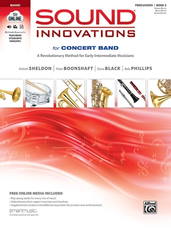 Sound Innovations for Concert Band, Book 2 - Percussion - Book/Media Online