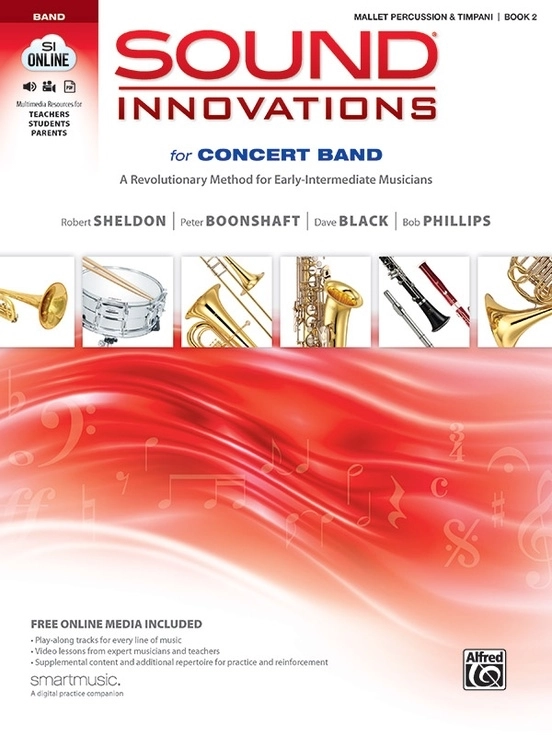 Sound Innovations for Concert Band, Book 2 - Mallet Percussion & Timpani - Book/Media Online