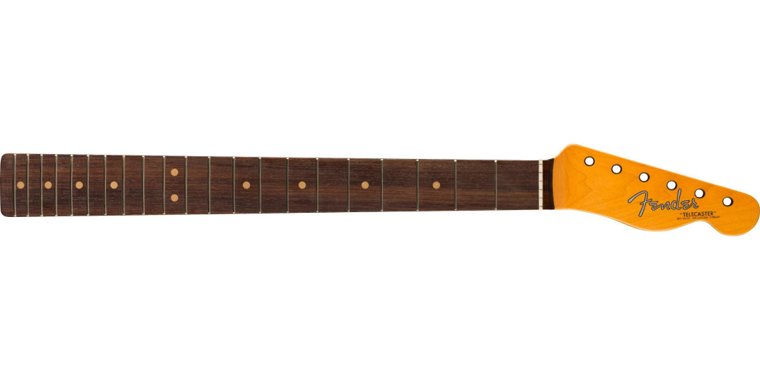 American Vintage II 1963 Telecaster Neck, 21 Vintage Tall Frets, 7.25\'\' Radius, Rosewood