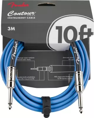 Contour 10\' Instrument Cable - Lake Placid Blue