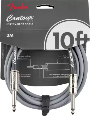 Contour 10\' Instrument Cable - Inca Silver