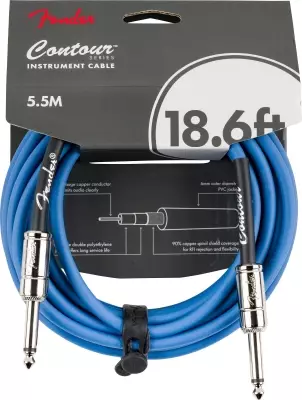 Contour 18.6\' Instrument Cable - Lake Placid Blue