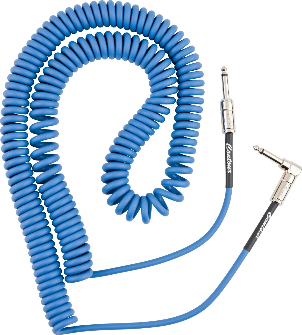 Contour 30\' Coiled Cable, Straight/Angle - Lake Placid Blue