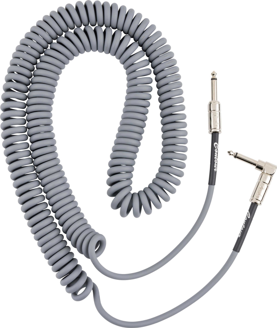 Contour 30\' Coiled Cable, Straight/Angle - Inca Silver