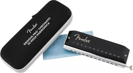 Groove Pro Chromatic 12-Hole Harmonica - Key of C