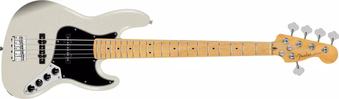 Player II Modified Active Jazz Bass V, Maple Fingerboard - Olympic Pearl
