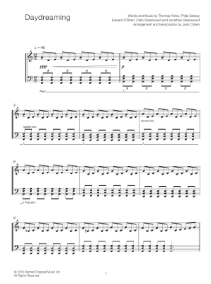 Josh Cohen: Radiohead for Solo Piano - Cohen - Piano - Book