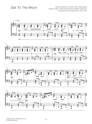 Josh Cohen: Radiohead for Solo Piano - Cohen - Piano - Book