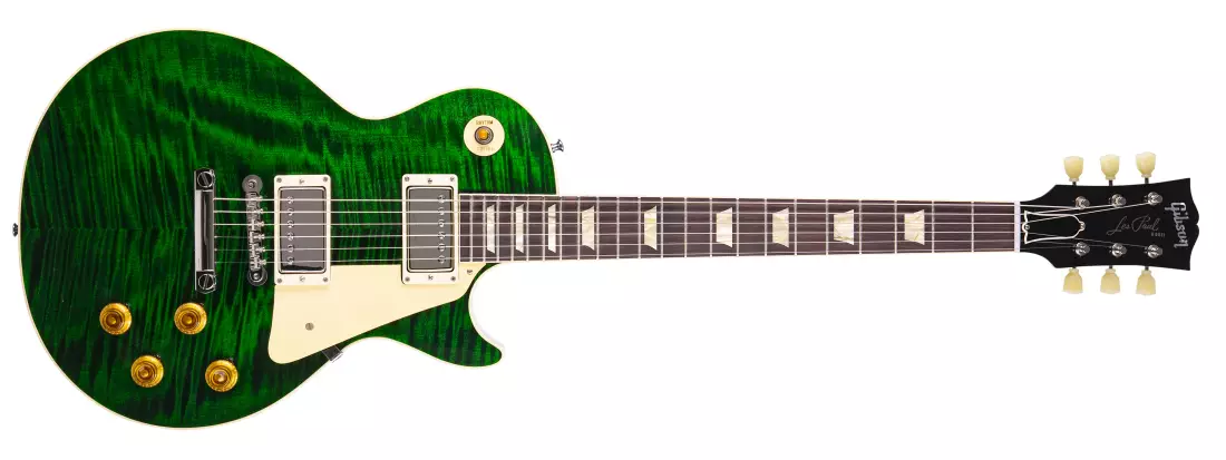 1959 Les Paul Standard Reissue Electric Guitar with Hardshell Case - Green Tiger Gloss