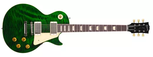 Gibson Custom Shop - 1959 Les Paul Standard Reissue Electric Guitar with Hardshell Case - Green Tiger Gloss