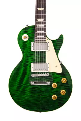 1959 Les Paul Standard Reissue Electric Guitar with Hardshell Case - Green Tiger Gloss