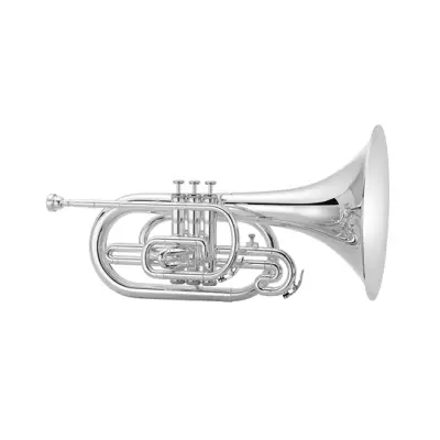 Jupiter - JMP1000MS Marching Mellophone - Silver Plated