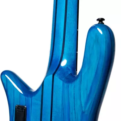 NS Dimension 5 Multi-Scale Bass Guitar - Black & Blue Gloss