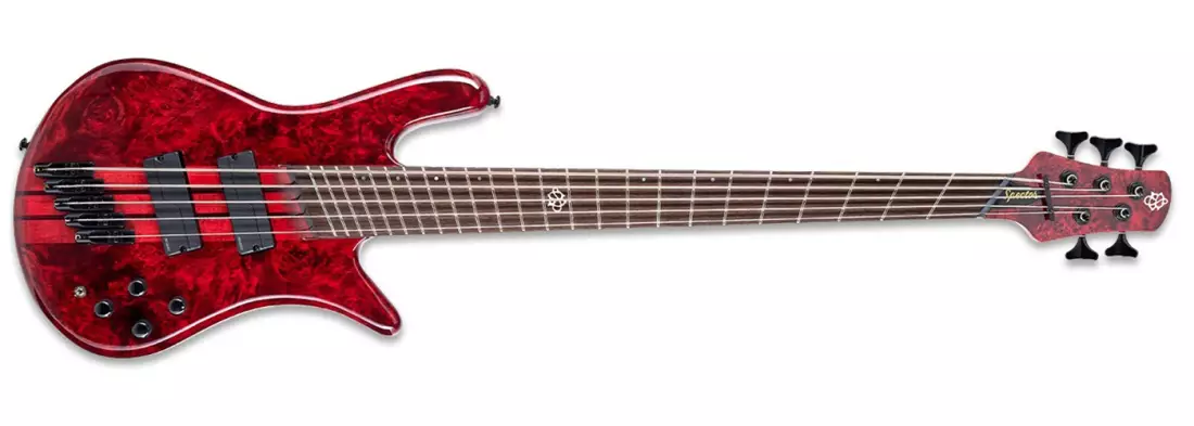 NS Dimension 5 Multi-Scale Bass Guitar - Inferno Red Gloss