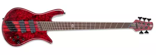 Spector Bass - NS Dimension 5 Multi-Scale Bass Guitar - Inferno Red Gloss