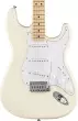 Standard Stratocaster, Maple Fingerboard with White Pickguard - Olympic White