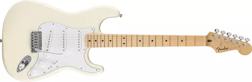 Fender - Standard Stratocaster, Maple Fingerboard with White Pickguard - Olympic White