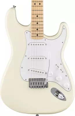 Standard Stratocaster, Maple Fingerboard with White Pickguard - Olympic White