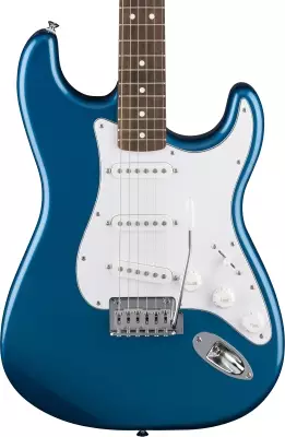 Standard Stratocaster, Laurel Fingerboard with White Pickguard - Aqua Marine Metallic