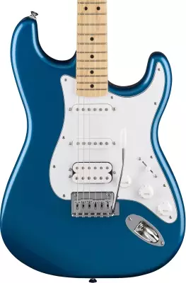 Standard Stratocaster HSS, Maple Fingerboard with White Pickguard - Aqua Marine Metallic