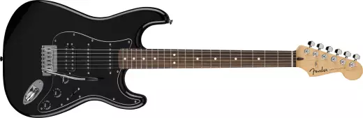 Fender - Standard Stratocaster HSS, Laurel Fingerboard with Black Pickguard - Black