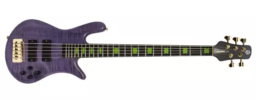 Spector Bass - Skyler Acord Signature Model 5-String Bass Guitar - Violet Stain Matte