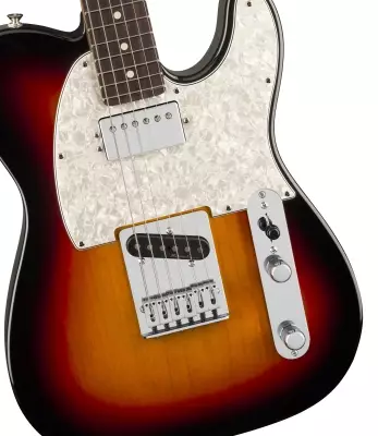 Player II Modified Telecaster SH, Rosewood Fingerboard - 3 Tone Sunburst