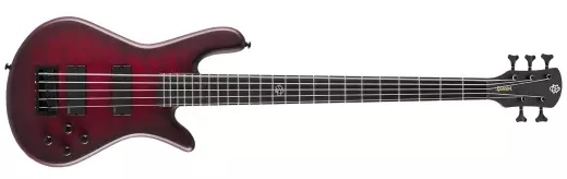 Spector Bass - NS Pulse II 5-String Bass Guitar - Black Cherry Matte