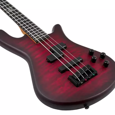 NS Pulse II Bass Guitar - Black Cherry Matte