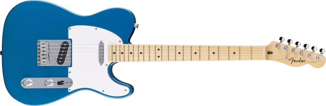 Standard Telecaster, Maple Fingerboard with White Pickguard - Aqua Marine Metallic