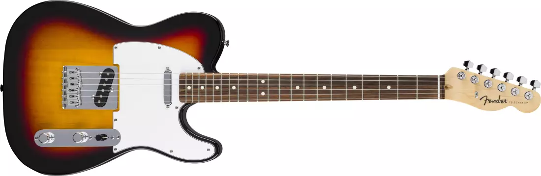 Standard Telecaster, Laurel Fingerboard with White Pickguard - 3-Color Sunburst