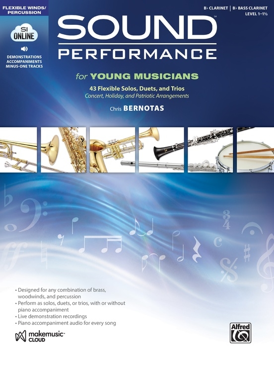 Sound Performance for Young Musicians - Bernotas - Clarinet/Bass Clarinet - Book/Audio Online