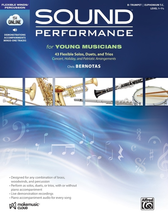 Sound Performance for Young Musicians - Bernotas - Trumpet/Euphonium T.C.  - Book/Audio Online