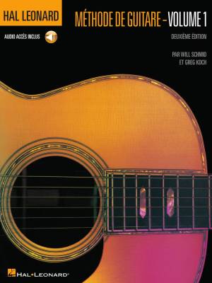 French Edition: Hal Leonard Methode de Guitare – Volume 1 (Deuxieme Edition) - Schmid/Koch - Guitar TAB - Book/Audio Online