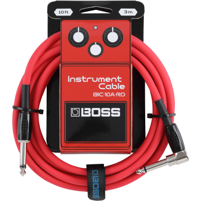 BOSS - 10 Straight/Angle Instrument Cable - Red